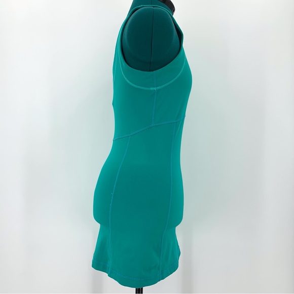 lucy Sea Green Power Yoga Extra Long Moisture Wicking Tank, Small - Picture 8 of 16